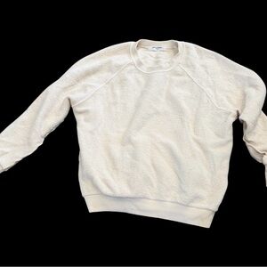 Perfect Whitetee   Soft french terry crew neck sweatshirt.      Size-small